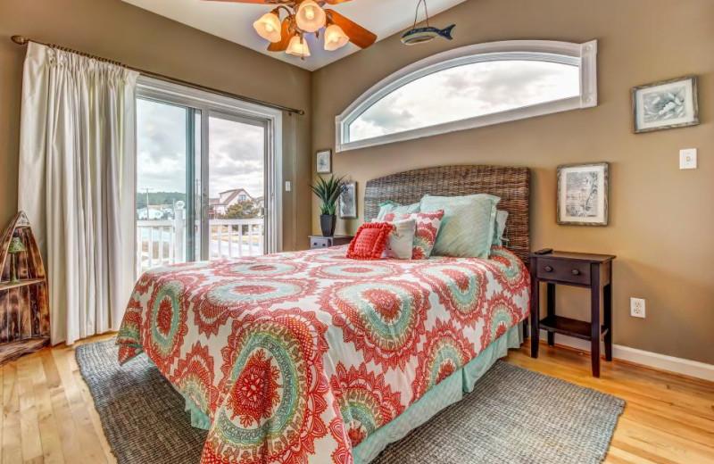 Rental bedroom at Vacasa Ocean City.