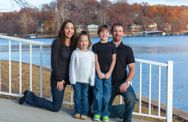Family at Point Randall Resort.