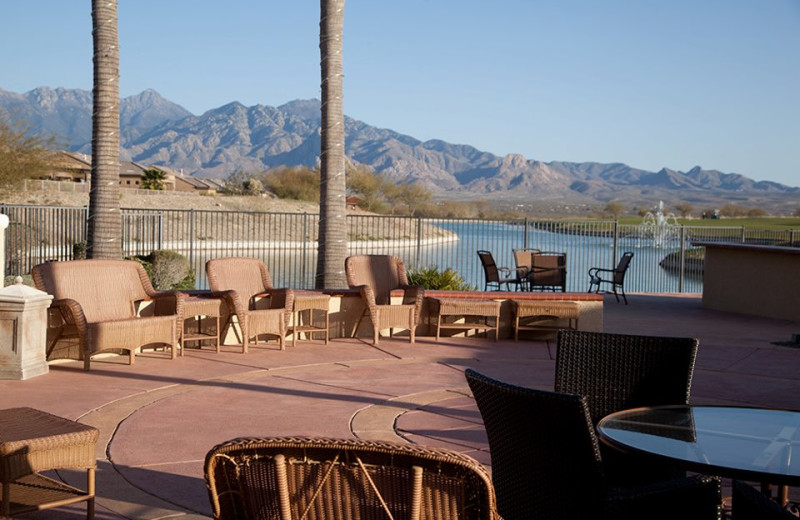 Outdoor Patio at Wyndham Ranch Resort