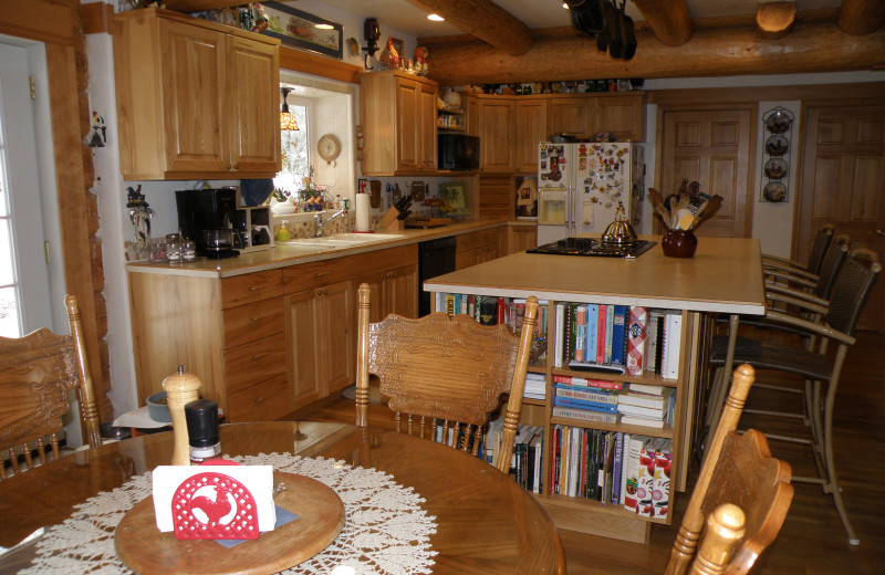 Kitchen view at Powder Creek Ranch.