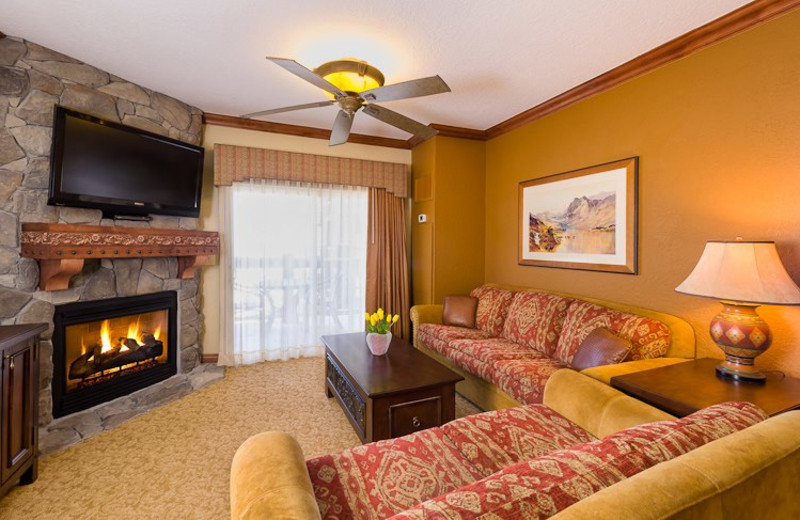 Guest living room at Westgate Park City Resort & Spa.