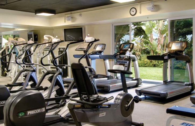 Fitness room at Loews Coronado Bay Resort.