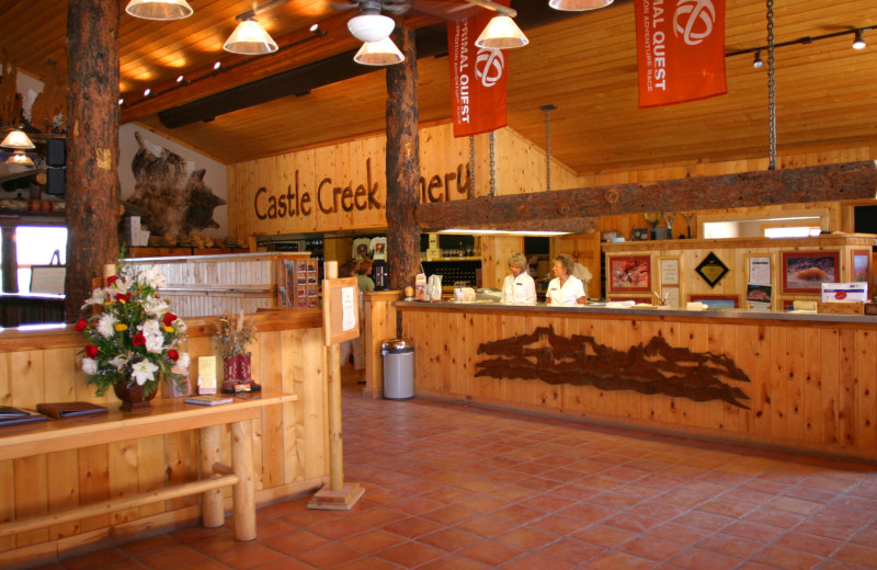 Lobby at Red Cliffs Lodge.