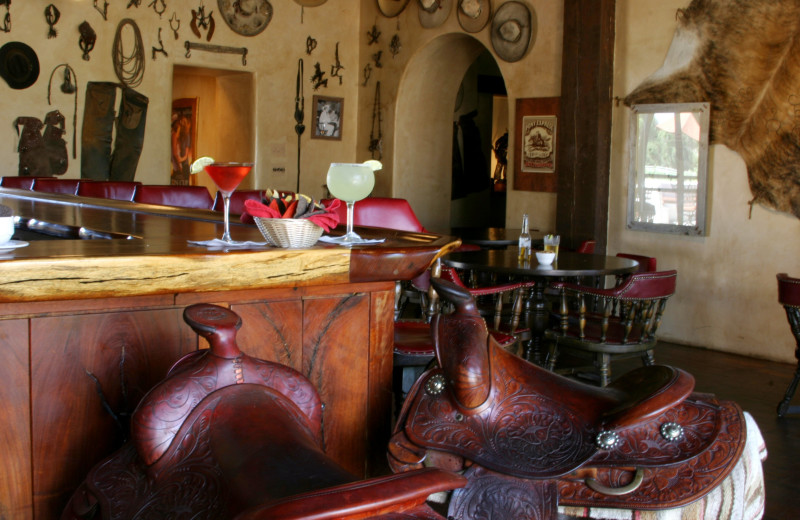 The bar at Stables Ranch Grille at Tubac Golf Resort & Spa.