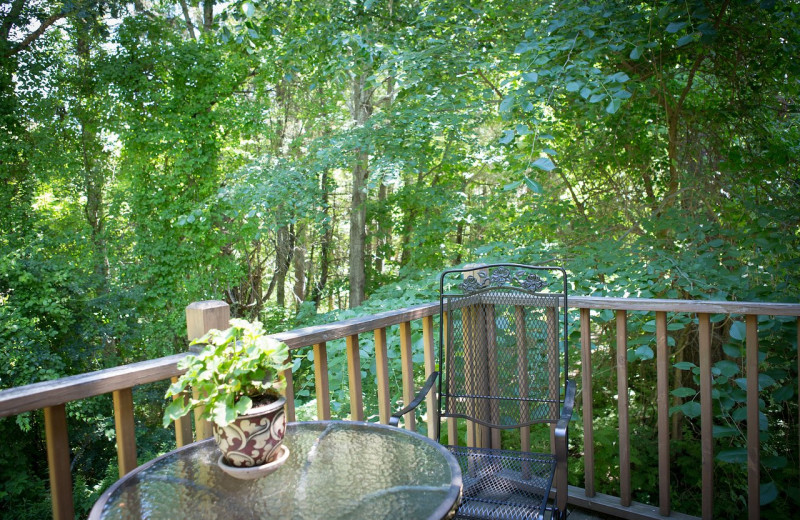 Balcony at Inn at Stockbridge.