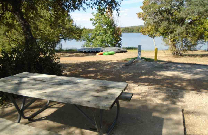 Campground at Inks Lake State Park.