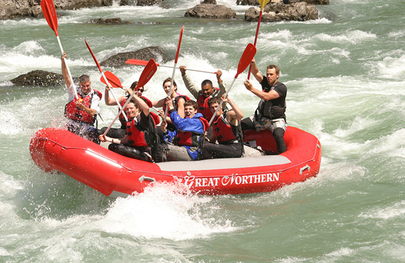 Water activities at Great Northern Resort.