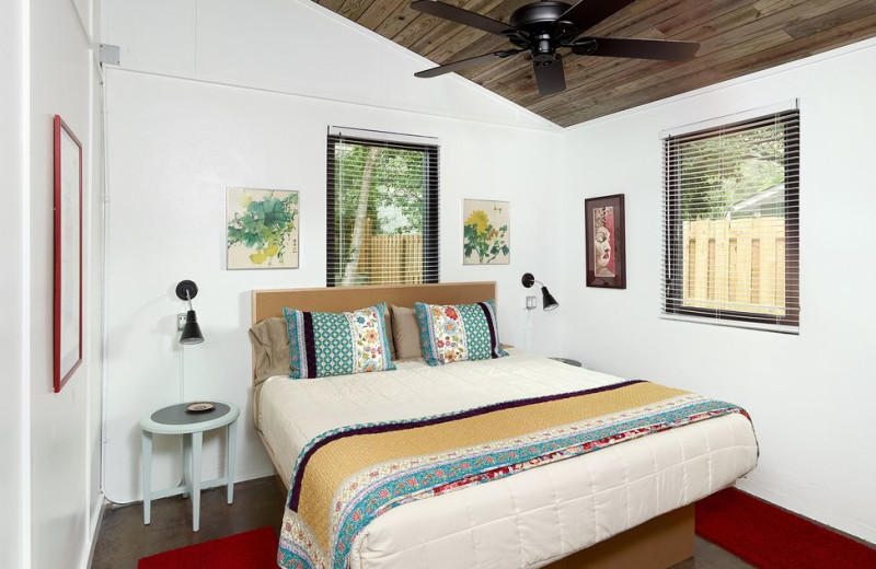 Rental bedroom at Vacation Rentals Folly Beach.