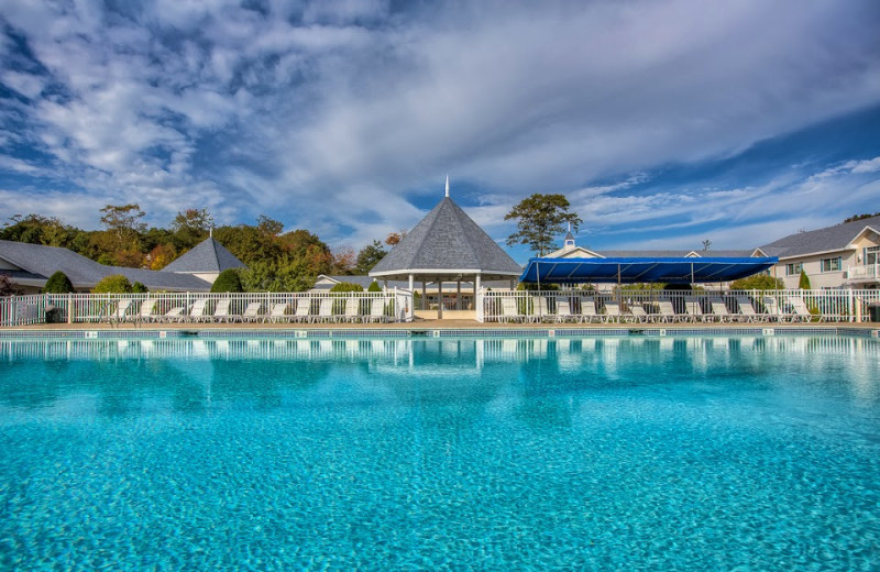 Outdoor pool at Ogunquit Resort Motel.