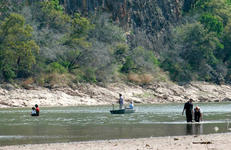 Fishing at Colorado Bend State Park near BEST WESTERN Plus Lampasas.