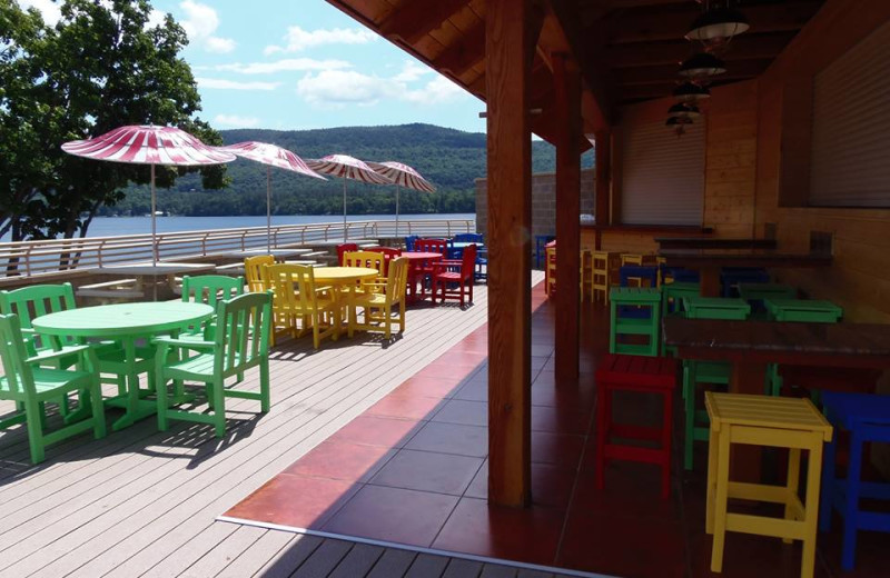 The Rooftop Cabana Bar at Surfside on the Lake.
