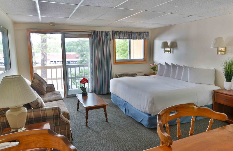 Guest room at Naswa Resort.