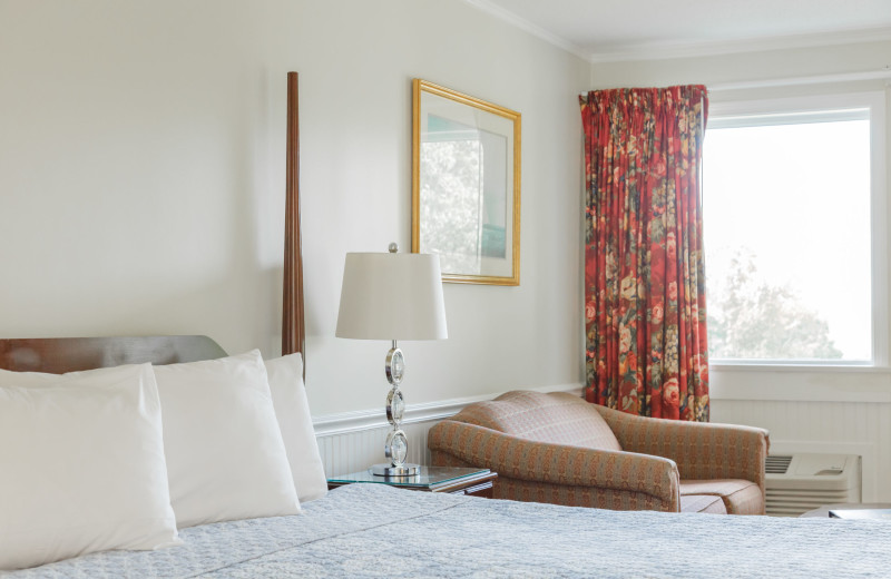 Guest room at Cod Cove Inn.