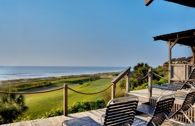 Porch view at The Villas of Amelia Island Plantation.