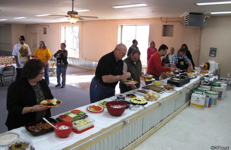 Buffet at Colorado Springs KOA.