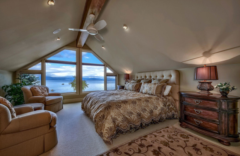 Rental bedroom at Lake Tahoe Accommodations.
