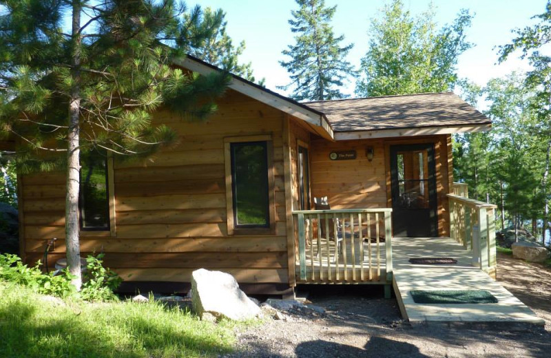 Cabin exterior view of River Point Resort & Outfitting Co.