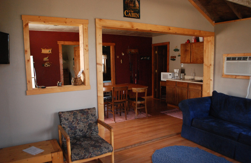 Guest room at Holly's Resort.