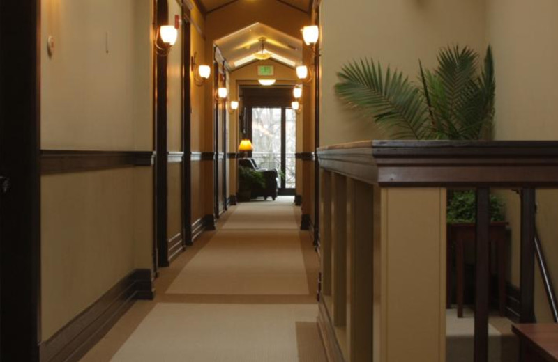 Hallway at Lake View Hotel.