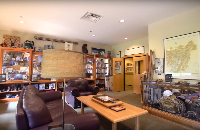 Interior at Bugaboos Lodge.