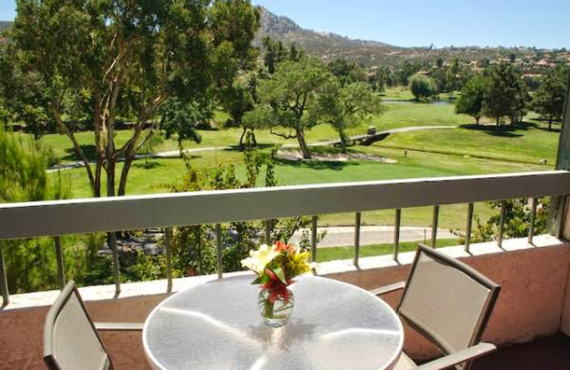 Balcony view at San Vicente Golf Resort.