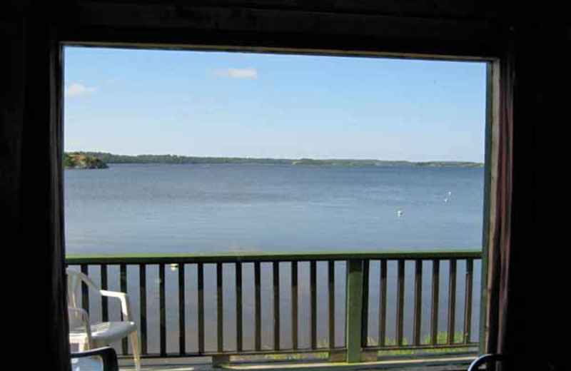 Lake view at Brennan Harbour Resort.