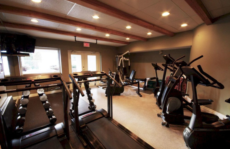 Fitness room at South Thompson Inn & Conference Centre.