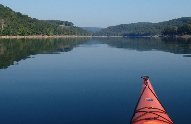 Lake view at Rocky Branch Resort.