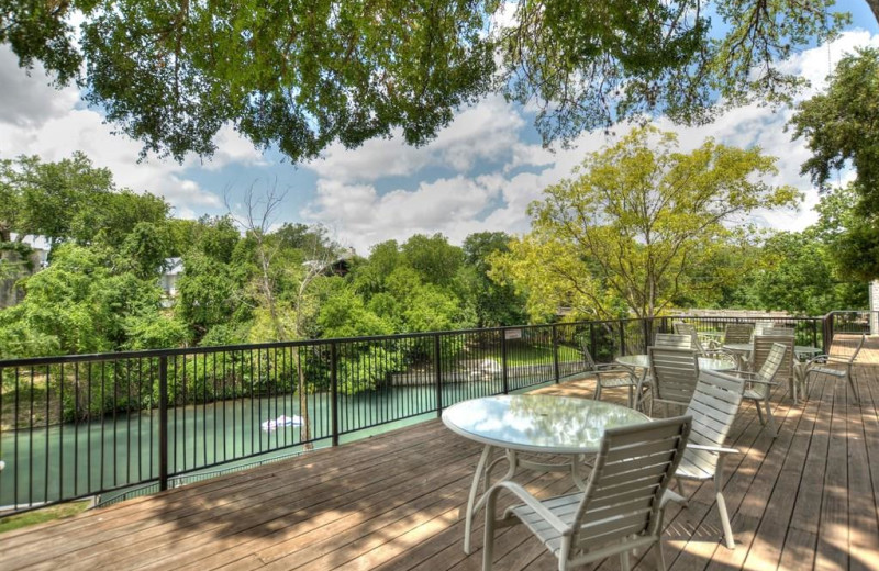 Rental balcony at River City Resorts.