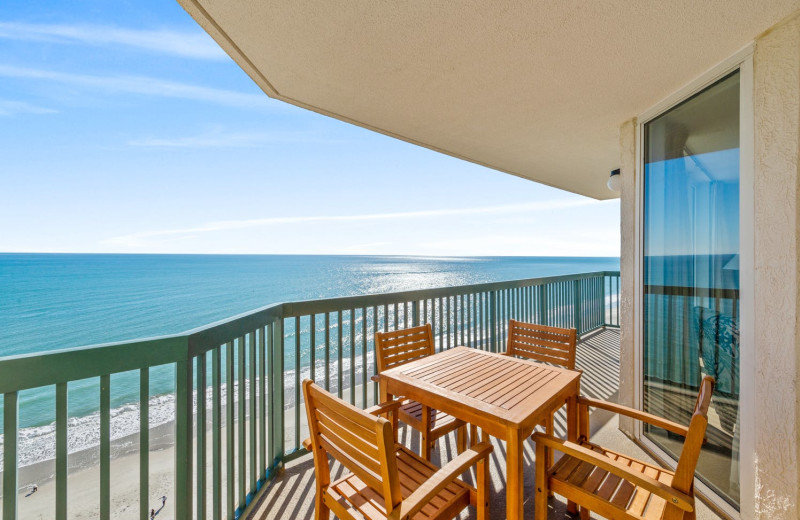 Rental balcony at Condo World.