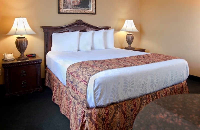 Guest room at The Branson Stone Castle Hotel & Conference Center.