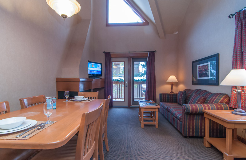 Guest room at Hidden Ridge Resort.