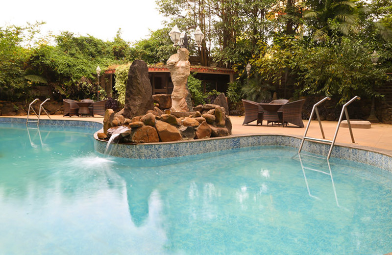 Outdoor pool at The Ravine Hotel.