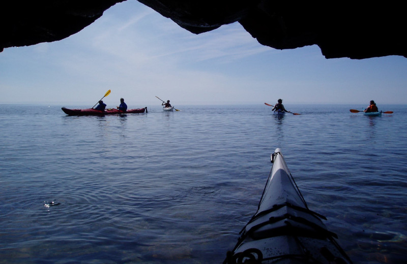 Canoeing at The Mountain Inn at Lutsen.
