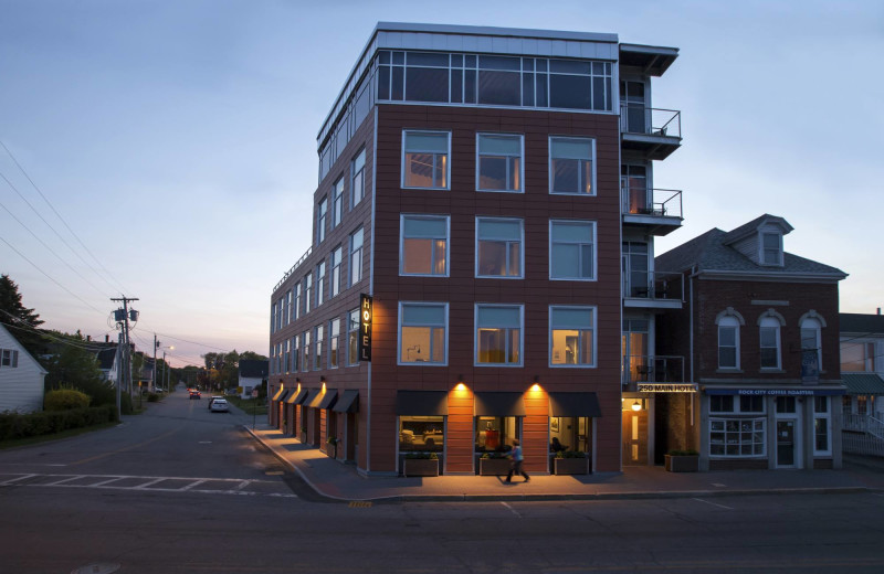 Exterior view of 250 Main Hotel.