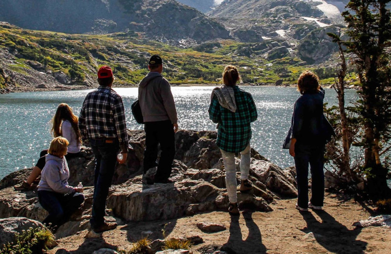 Family at Wind River Ranch.