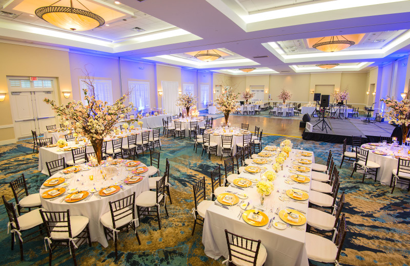 Wedding reception at Hawks Cay Resort.