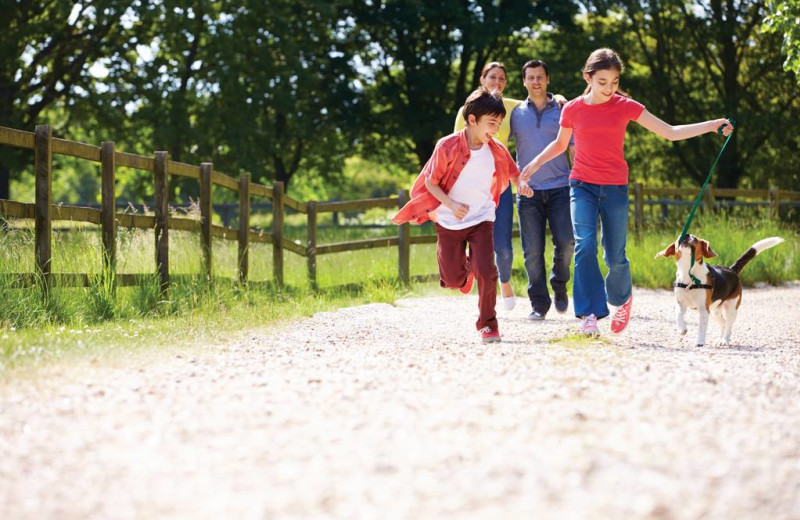 Family at Great Blue Resorts- Bonnie Lake Resort.