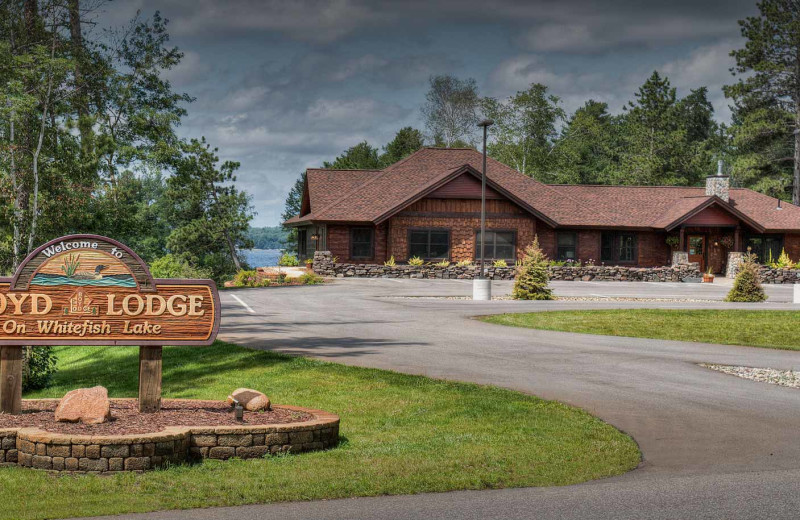 Exterior view of Boyd Lodge.