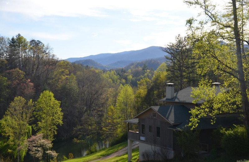 Mountain view at Nantahala Village.