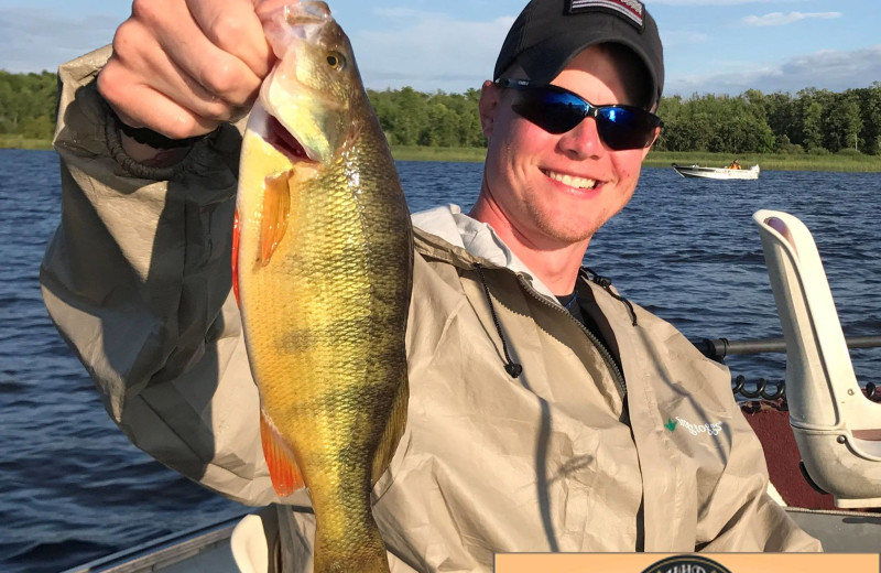 Fishing at Harris Hill Resort.