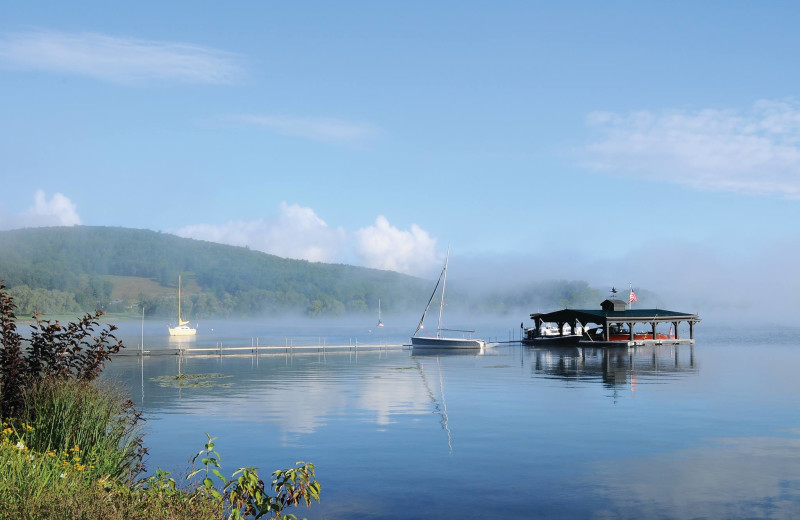 Fishing at The Otesaga Resort Hotel.