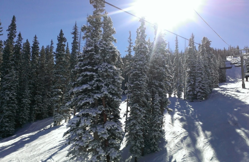 The ski slopes at SummitCove.