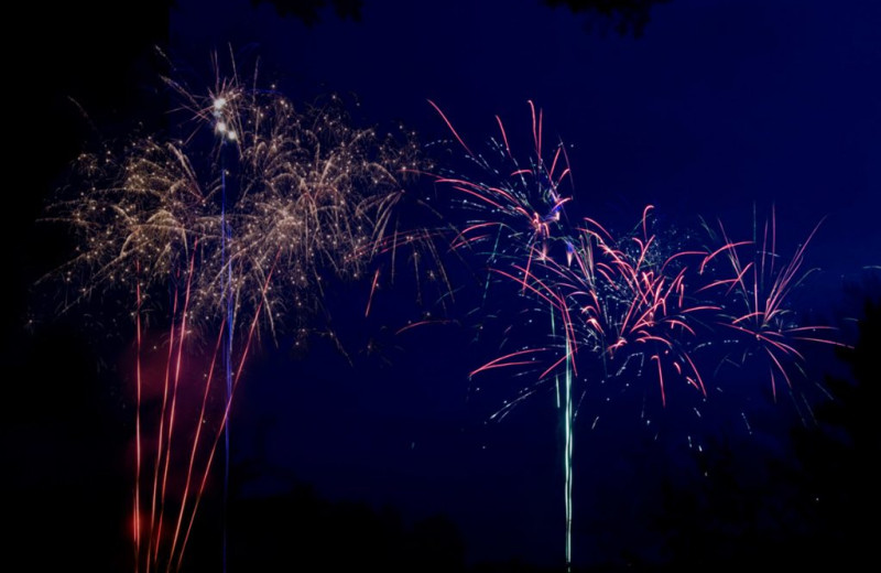 Fireworks at Great Blue Resorts- Shamrock Bay Resort.