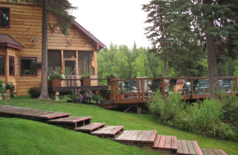 Resort view of Northwoods Lodge.