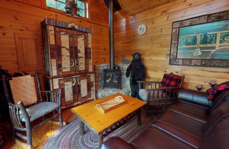Rental living room at Northern Living - Luxurious Vacation Rentals.