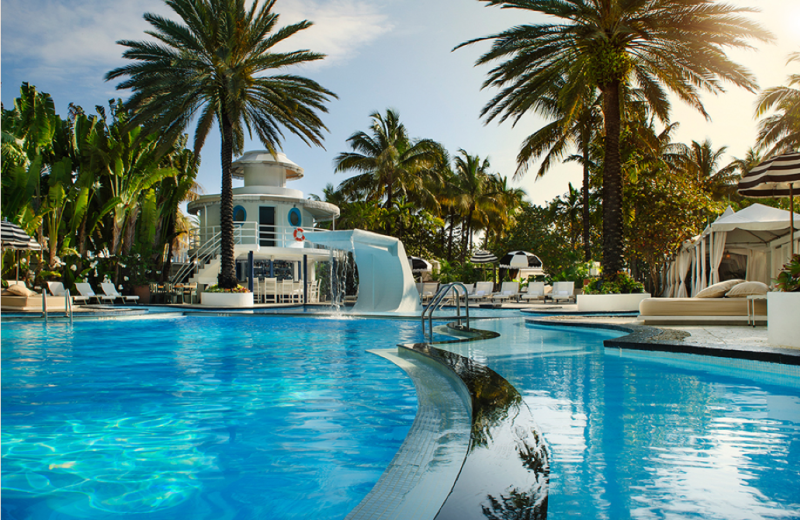Outdoor pool at The Raleigh Hotel.