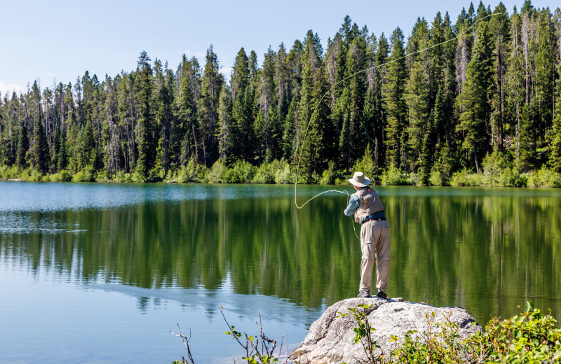 Fishing near Wyoming Inn of Jackson Hole.