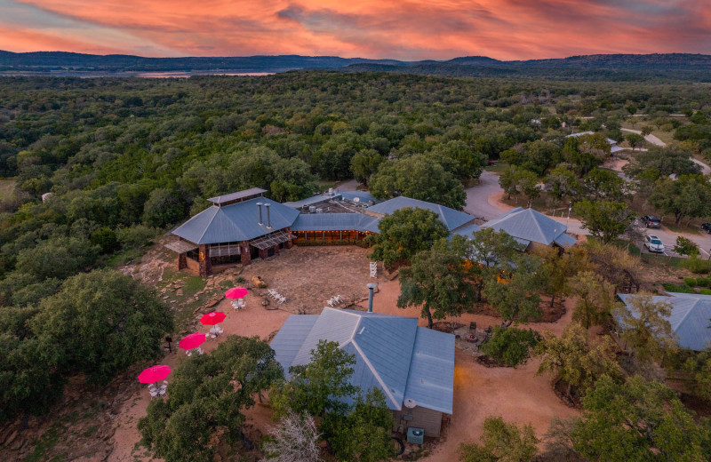 Aerial view of Canyon of the Eagles Nature Park & Resort.