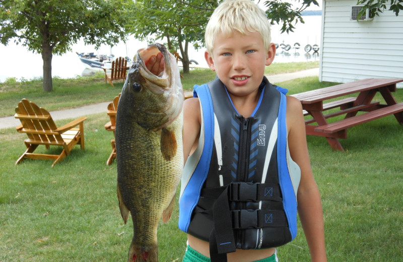 Fishing at Abbywood Resort.